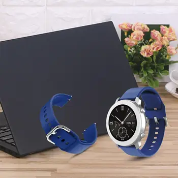 Correia de relógio Eco-friendly Pulseira Unisex prova de Choque Simples 20mm de Silicone Smartwatch Banda