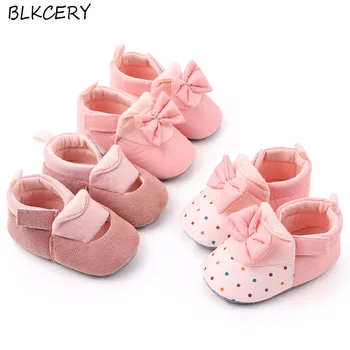 Bebê recém-nascido Meninas Sapatos de Sola Macia Princesa Sapatos de Criança Formadores Casual Tenies Sapatos de 1 Ano de Idade Menina de Calçados Infantis Presentes