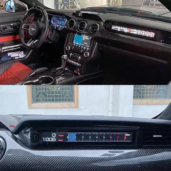 Android Tela LCD auto-Rádio Multimédia de Exibição do Host Para o Ford Mustang 2015 2016 -2021 Co-piloto de Carro de Corrida Instrumento de Painel
