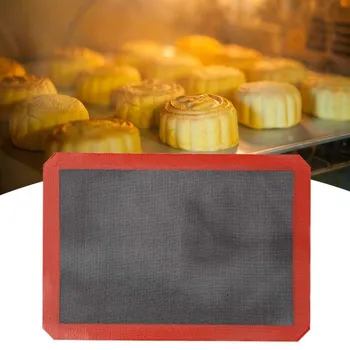 Silicone antiaderente Cozimento Tapete antiaderente Forno Folha de Forro de Ferramentas de Panificação pastelaria ferramentas para a Massa de Rolamento Tapete Bakeware Acessórios