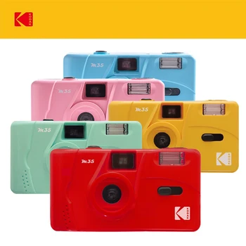 KODAK M35 Vintage Retro 35mm Reutilizáveis Câmera de Filme Colorido não-descartáveis film máquina com função flash repetibilidade