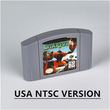 Star Fox 64 para as versões de 64 Bits do Cartucho de Jogo na Versão para os EUA Formato NTSC