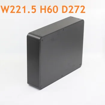 W211.5 H60 L272 DIY de Alumínio pré-amplificador de Amplificar Shell Rodada Canto Traseiro Caso Auscultadores Chassi Novo Amplificador de Potência de Gabinete PSU