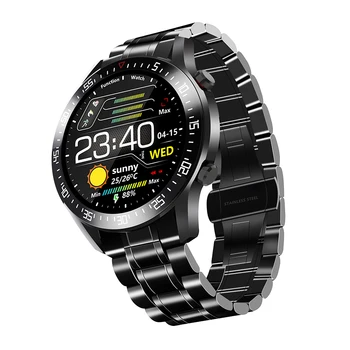 XUESEVEN C2 Design Inovador dos Homens de Aço do Smartwatch Integrada de Projeto de Metal Do Fundo de Caso IP68 Impermeável de Fitness Smart Watch