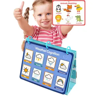 Montessori Ocupado Livro Montessori Pré-Escolar As Actividades De Aprendizagem Ocupado Livro Autisms Sensorial De Brinquedos Educativos, Fichário E Início
