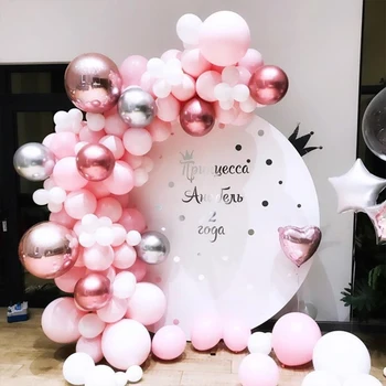 Macaron Balões Cadeia de Combinação Definir Feliz Festa de Aniversário, Decoração de Balão DIY Casamento de Ano Novo do Chuveiro de Bebê Decoração de Suprimentos