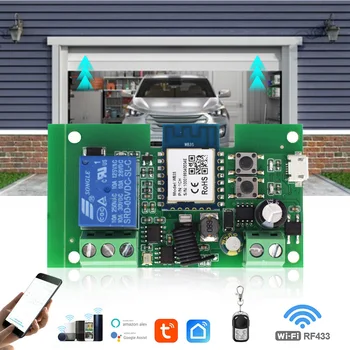 eWelink wi-Fi Smart Switch Único Módulo de Relé Inteligente de Apoio domiciliário Jog Auto-bloqueio do dispositivo de Intertravamento de Trabalho Com Tuya/Smart APP Vida