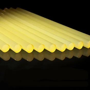 QUENTE Amarelo Transparente Adesiva do Derretimento Quente Stick de Alta Viscosidade Elétrica Arma de Reparação de Ferramentas de Poder DIY comestível Cola Faixa de 7 11mm