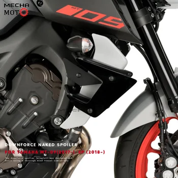 NOVAS Peças da Motocicleta Lado Downforce Nu Spoilers Fixo Winglet Carenagem Asa Para a Yamaha MT-09 MT09 MT, 09 DE SP 2018 2019 2020 2017