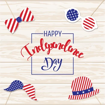 4 de julho de DIY Bandeira Photobooth Props Americana Dia Nacional da Foto-cabine de Adereços Dia da Independência Fornecimentos de Terceiros