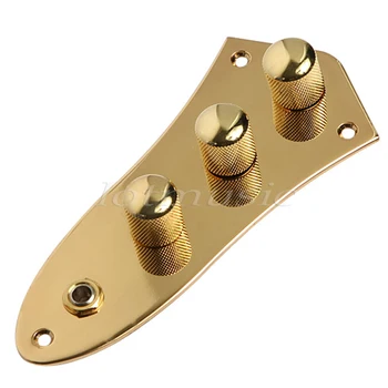Ouro Chrome Preto Banhado a Placa de Controle com Fio para Guitarra Eléctrica Peças de Reposição