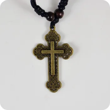 Colar Pingente cruz de Moda Religiosa Cristã jóias