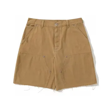 NIGO calças de Brim do Denim Shorts Calças #nigo4753