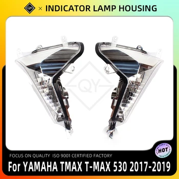 PKQ 2Pcs/Set Motocicleta Desmarcar a Activar o Sinal Indicador da Lâmpada Acende Blinkers Para a Yamaha TMAX T-MAX 530 2017 2018 2019 17 18 19