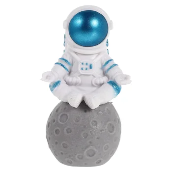 Astronauta Ornamento Spaceman Resina Modelo Figura Estátua Secretária De Escultura, Figura De Adorno Espaço Exterior Desktopplanet Festa