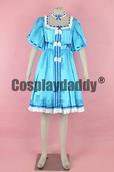 Nekopara Mulher Gato E Baunilha Azul Pijama Vestido De Cosplay Traje F006