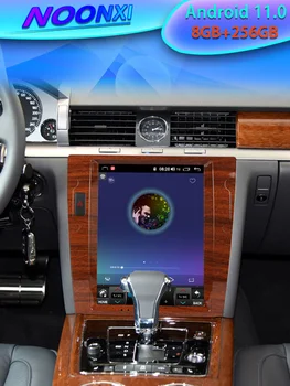 8G+256G Para a Volkswagen Phaeton 2003-2013Car Rádio Estéreo de 2 Din com Leitor de Multimídia GPS de Navegação da Tela de Toque de Cabeça de Unidade Android11
