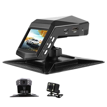 Carro DVR Traço Cam HD 1080P de Vídeo, Gravador de 170 Ângulo de Visão Noturna Gravação do Ciclo Traço Câmera Registrator Com Câmera