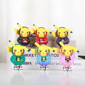 Pokemon Figuras De Anime Cosplay De Pikachu Eeveelution Brinquedos Modelo De Figura De Ação De Coleta De Decoração De Quarto De Enfeite De Natal