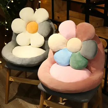 Chegou de novo Super Macio Flor Bunda Almofada Travesseiro de Pelúcia Macia Pelúcia Fábrica de Bonecas Cadeira de Jantar Sofá-Presente para o Filho de Bebê Crianças