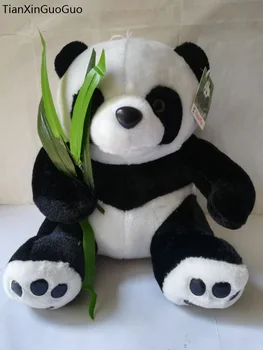 novo estilo sobre 25x23cm de bambu panda de pelúcia, macio boneca brinquedo infantil presente de Natal w0177