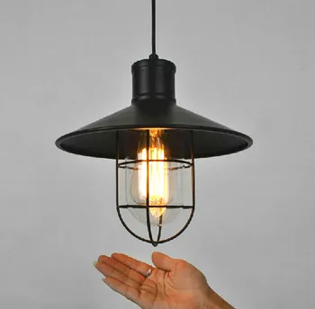 Loft Industrial E27 retro lustre designer lâmpada de querosene, 27cm de diâmetro, AC110 / 220 / 240V