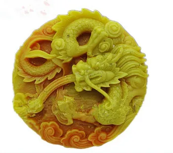 Dragão chinês de Silicone Artesanal Fondant Molde DIY Molde de Decoração do Bolo de Ferramentas da Mascote do Sabão Molde