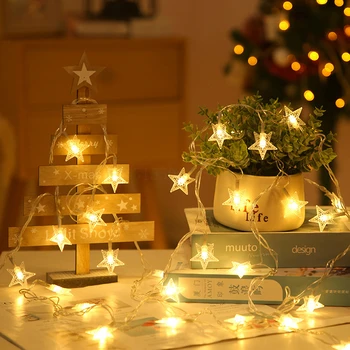 1,5 M 3M 5M 10M 20M 30M 50M LED Estrelas, as Luzes da Noite USB Natal Sala de Decoração de Festa de Casamento Garland Decoração Interior da Lâmpada
