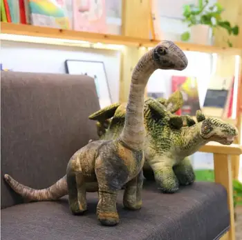 1pc simulação diplodoco stegosaurus tiranossauro rex ferrão de dinossauro de pelúcia macia boneca travesseiro almofada criativa brinquedo de pelúcia
