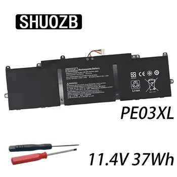 SHUOZB PE03XL da Bateria do Portátil Para HP Chromebook 210 G1 11 G3 G4 HSTNN-LB6M PE03XL 767068-005 766801-421 TPN-Q151 10.8 V 36WH Novo