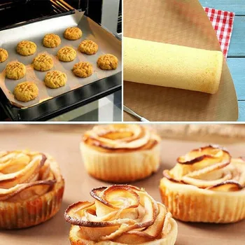 Reutilizáveis da Non-Vara Bakeware Tapete Grill Macaron Papel manteiga Folha de 40x30cm Cozinha de Jantar, Bar Acessórios