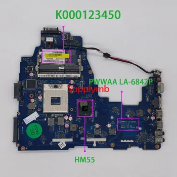 K000123450 PWWAA LA-6842P HM55 a Bordo para Toshiba Satellite C660 NoteBook PC Portátil placa-Mãe placa-mãe Testada