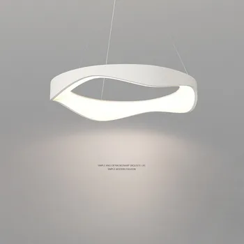 Quarto Minimalismo Led Luzes Pingente Moderno, Inteligente Dimmable Hanging Lamp Suspender O Candelabro De Dispositivos Elétricos De Iluminação Para Sala De Estar