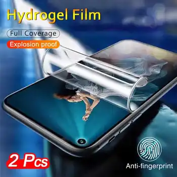 BeoYG 2Pcs 9D Proteção de Hidrogel Filme Para Motorola Moto G9 Poder Mais Jogar G8 G7 Protetor de Tela do Filme