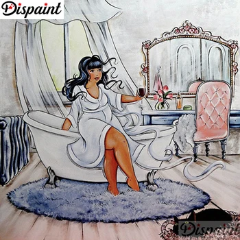 Dispaint Completo Quadrado/Redondo Broca 5D DIY Diamante Pintura 