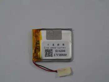 Fabricante direto 063040 653040 3,7 V 500mah de navegação GPS íon de lítio do polímero da bateria