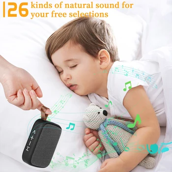 RIFEIKO Negócios Quentes Portátil Usb Charge Ruído Branco Bebê Dormir Chupeta de Som Máquina de Mini Caixa de Música de Dormir Ajuda Dispositivo
