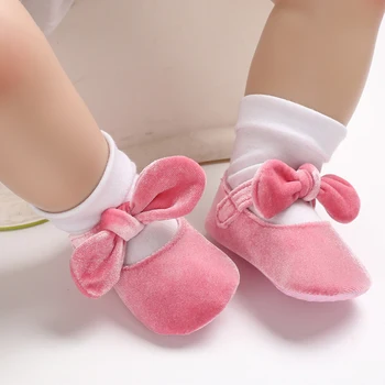 Moda Primeira Caminhantes Bowknot Princesa Sapatos Primavera Verão Novo Estilo Da Menina Do Bebê Recém-Nascido Macio Criança Sapatos