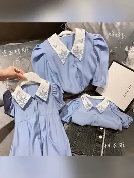 2022 Verão De Moda Nova-Coreano Luz De Luxo Temperamento Camisa Floral Camisa Boutique De Moda De Roupas De Meninas Adolescentes De Roupas