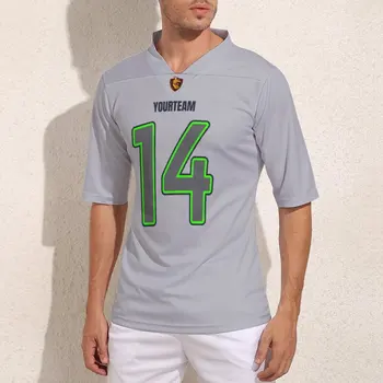 Personalização De Seattle Nº 14 Camisas De Futebol Moda Masculina De Rugby Jersey Sportswear Seu Design De Camisas De Futebol