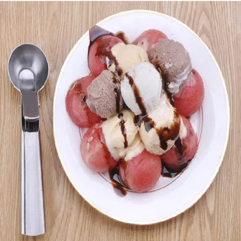 De Aço inoxidável Conchas de sorvete Pilhas de sorvete Digger Fruto da Non-vara de sorvete Colher de utensílios de Cozinha para a Casa de Bolo